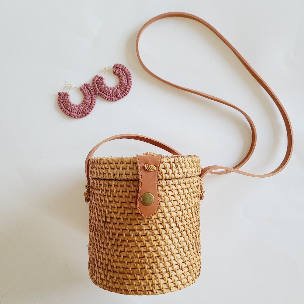 Collection 18 handcrafted Rattan Wicker Handbag
